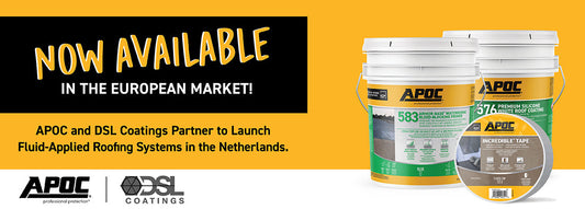 APOC and DSL Coatings Partner to Launch Fluid-Applied Roofing Systems in the Netherlands