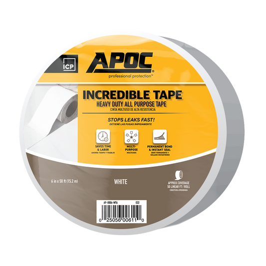 APOC<sup>®</sup> Incredible Tape Heavy Duty All Purpose White Tape