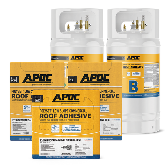 APOC<sup>®</sup> Polyset<sup>®</sup> Low Slope Commercial Roof Adhesive