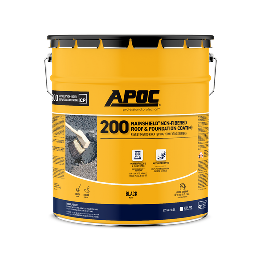 APOC<sup>®</sup> 200 Rainshield <sup>®</sup> Non-Fibered Roof & Foundation Coating