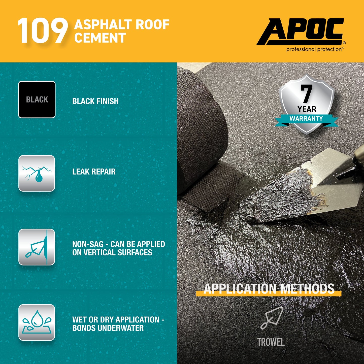 APOC<sup>®</sup> 109<br>Asphalt Roof Cement