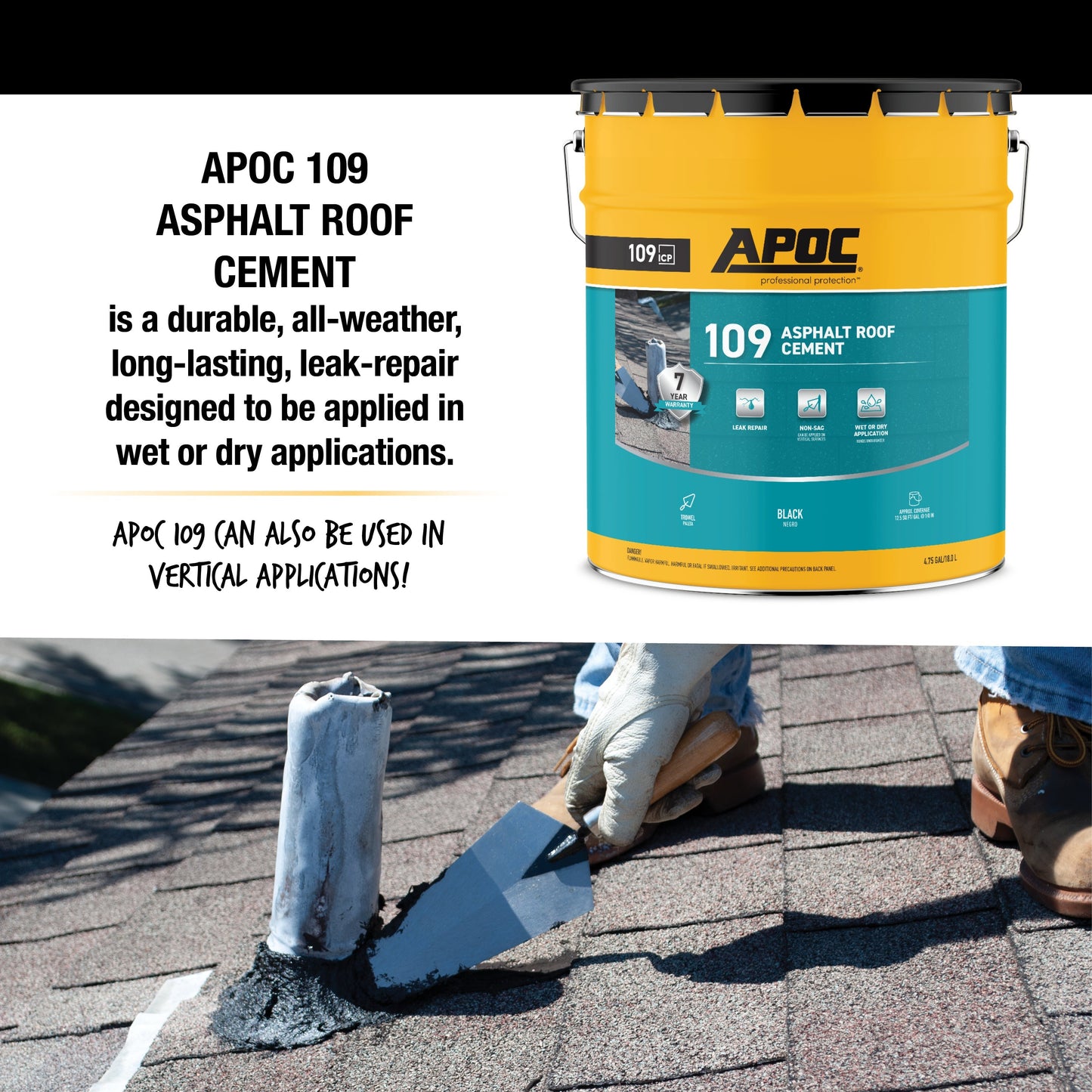 APOC<sup>®</sup>109<br>Asphalt Roof Cement