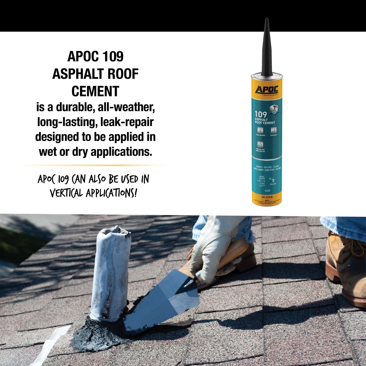 APOC<sup>®</sup> 109<br>Asphalt Roof Cement