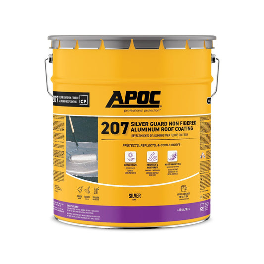APOC<sup>®</sup> 207 Silver Guard<sup>®</sup> Non-Fibered Aluminum Roof Coating