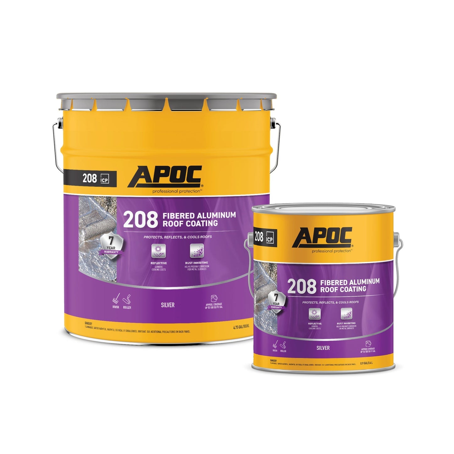 APOC<sup>®</sup> 208<br> Fibered Aluminum Roof Coating