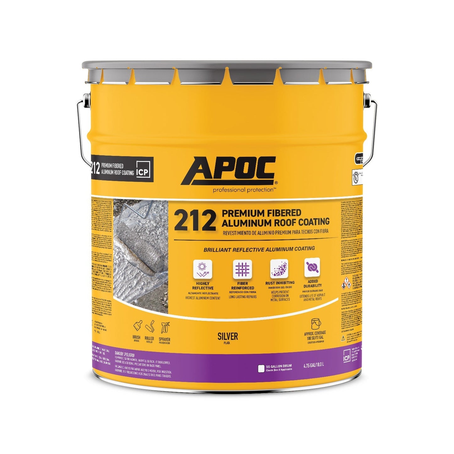 APOC<sup>®</sup> 212 Premium Fibered Aluminum Roof Coating