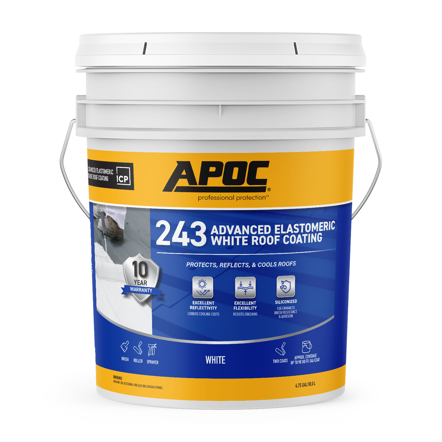 APOC<sup>®</sup> 243<br>Advanced Elastomeric White Roof Coating