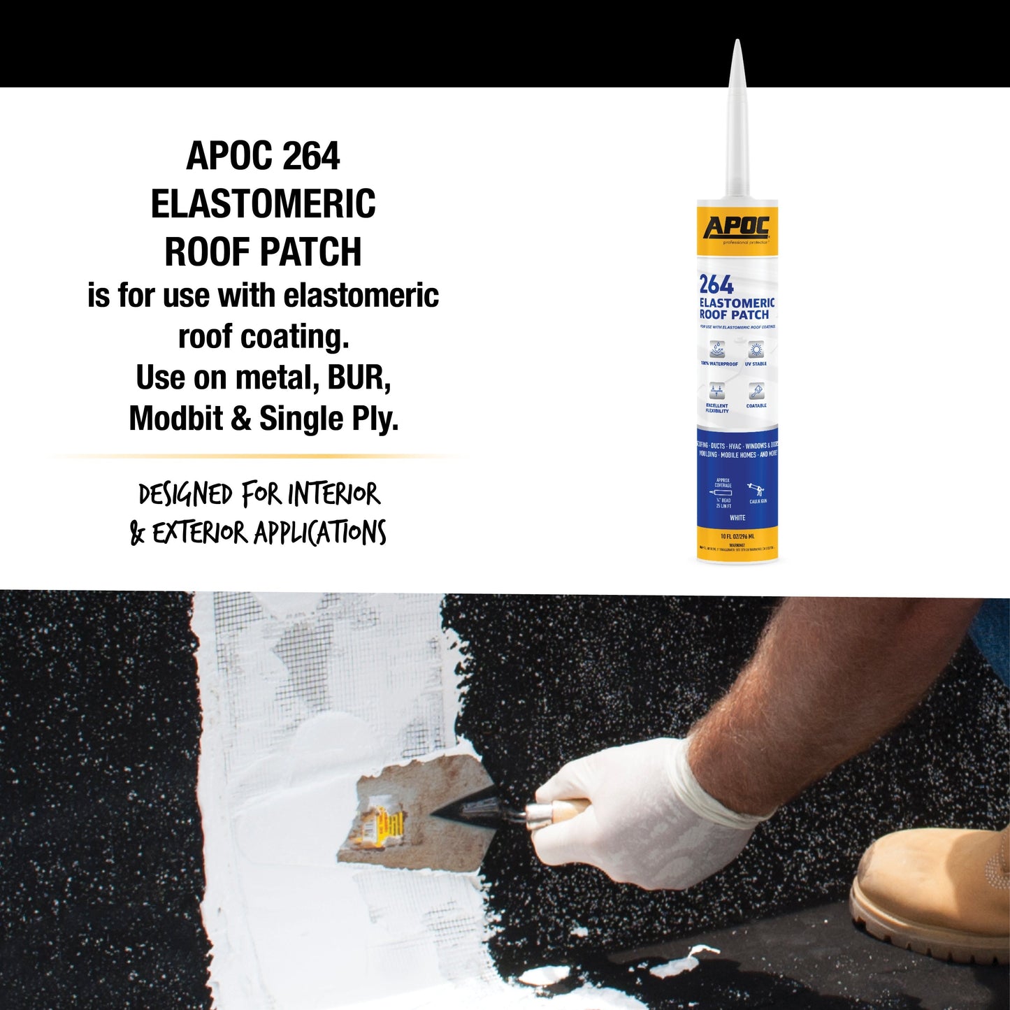 APOC<sup>®</sup> 264<br>Elastomeric Roof Patch