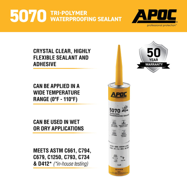 APOC® 5070Tri-Polymer Waterproofing Sealant