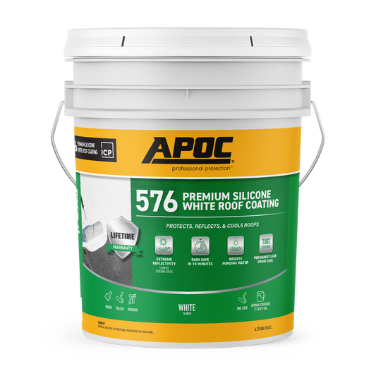 APOC<sup>®</sup> 576<br>Premium Silicone White Roof Coating