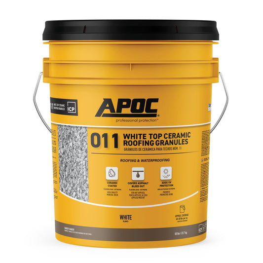 APOC<sup>®</sup> 11 White Top Ceramic Roofing Granules