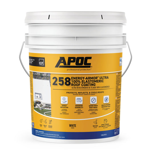 APOC<sup>®</sup> 258 Energy-Armor<sup>®</sup> Ultra 100% Elastomeric Roof Coating
