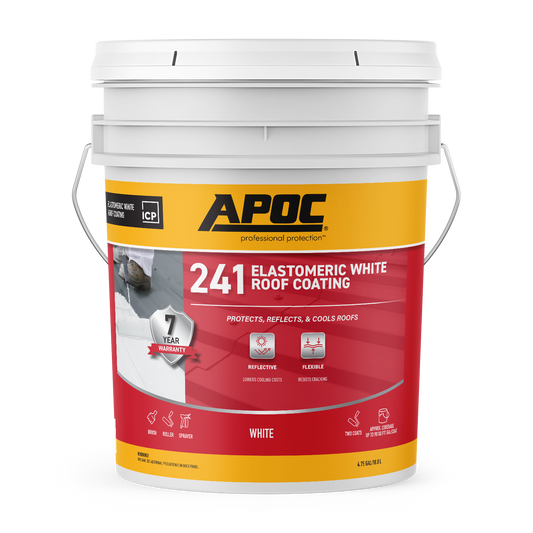 APOC<sup>®</sup> 241<br>Elastomeric White Roof Coating