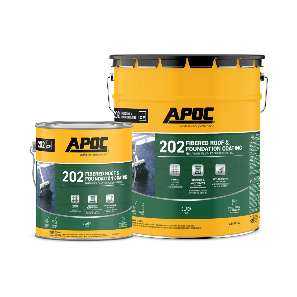Apoc System APOC® 202 Rainshield® Fibered Roof & Foundation Coating