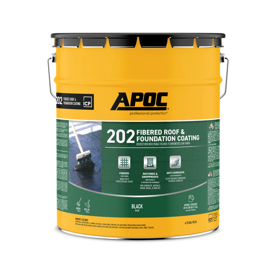 APOC<sup>®</sup> 202 Rainshield<sup>®</sup> Fibered Roof & Foundation Coating