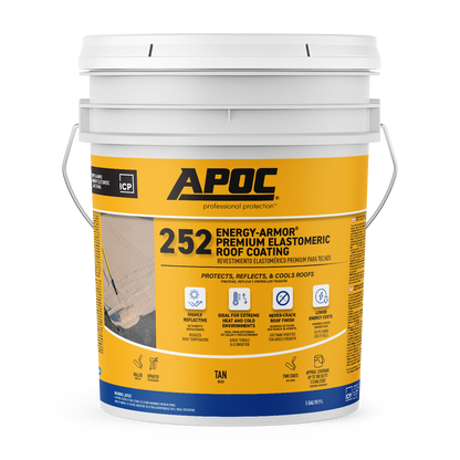 APOC<sup>®</sup> 252 Energy-Armor Sunwhite<sup>®</sup> Premium Elastomeric Roof Coating