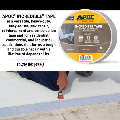 APOC® Incredible Tape Heavy Duty All Purpose Fleece-Top Tape
