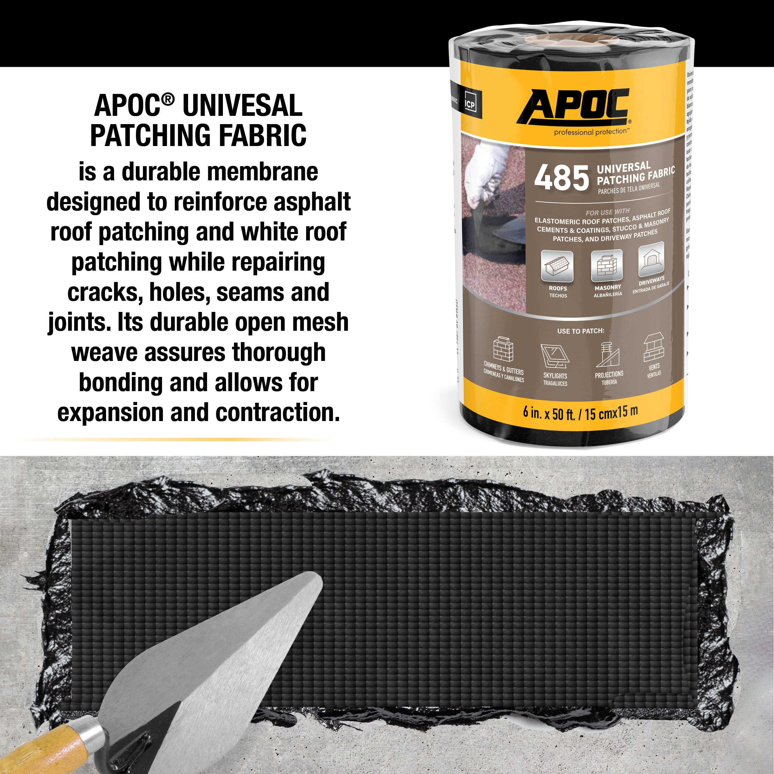 クッションタグ　ROUTE No.11 APOC® 485 Universal Patching Fabric