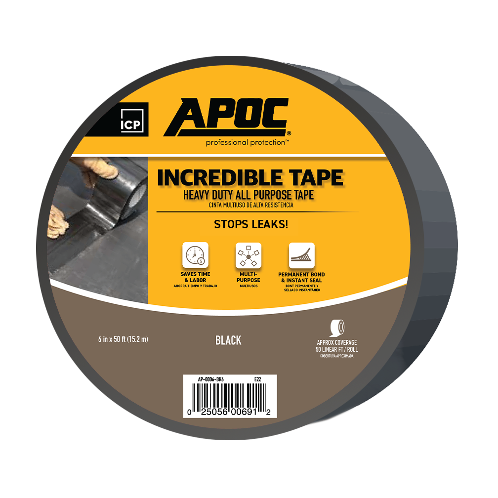 APOC® Incredible Tape Heavy Duty All Purpose Black Tape