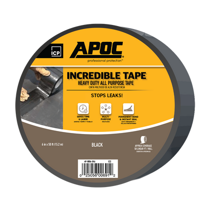 APOC® Incredible Tape Heavy Duty All Purpose Black Tape