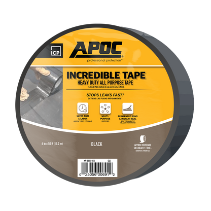 APOC<sup>®</sup> Incredible Tape Heavy Duty All Purpose Black Tape
