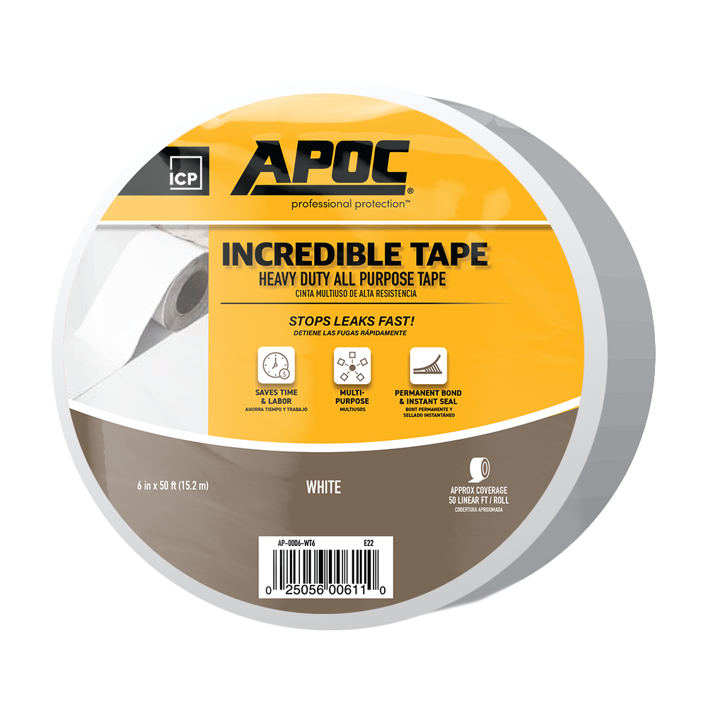 APOC<sup>®</sup> Incredible Tape Heavy Duty All Purpose White Tape