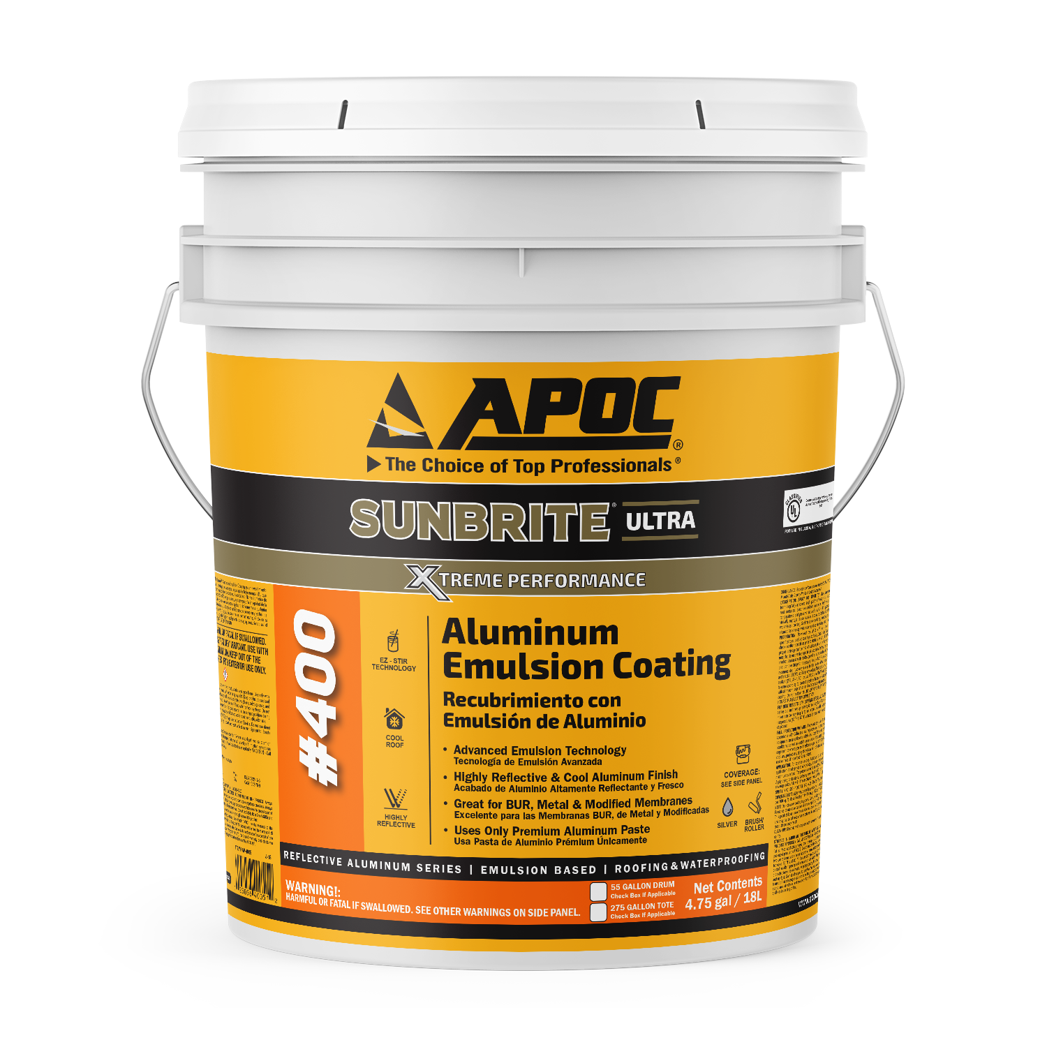 APOC®400 Sunbrite® Ultra Aluminum Emulsion Coating