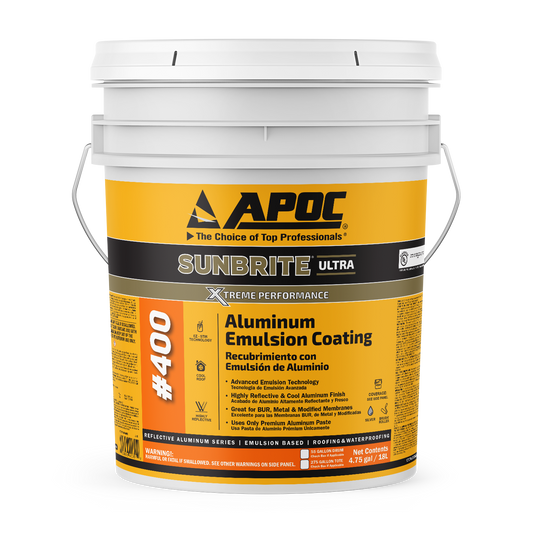 APOC<sup>®</sup>400<br> Sunbrite<sup>®</sup> Ultra Aluminum Emulsion Coating