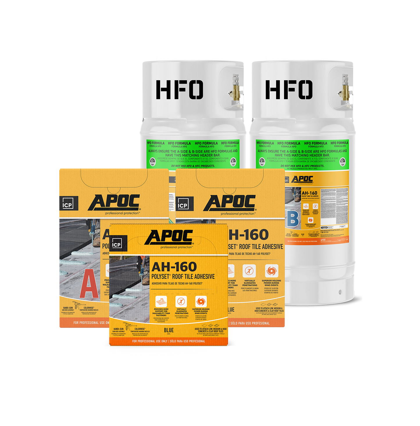 APOC® Polyset® AH-160 Roof Tile Adhesive (HFO)