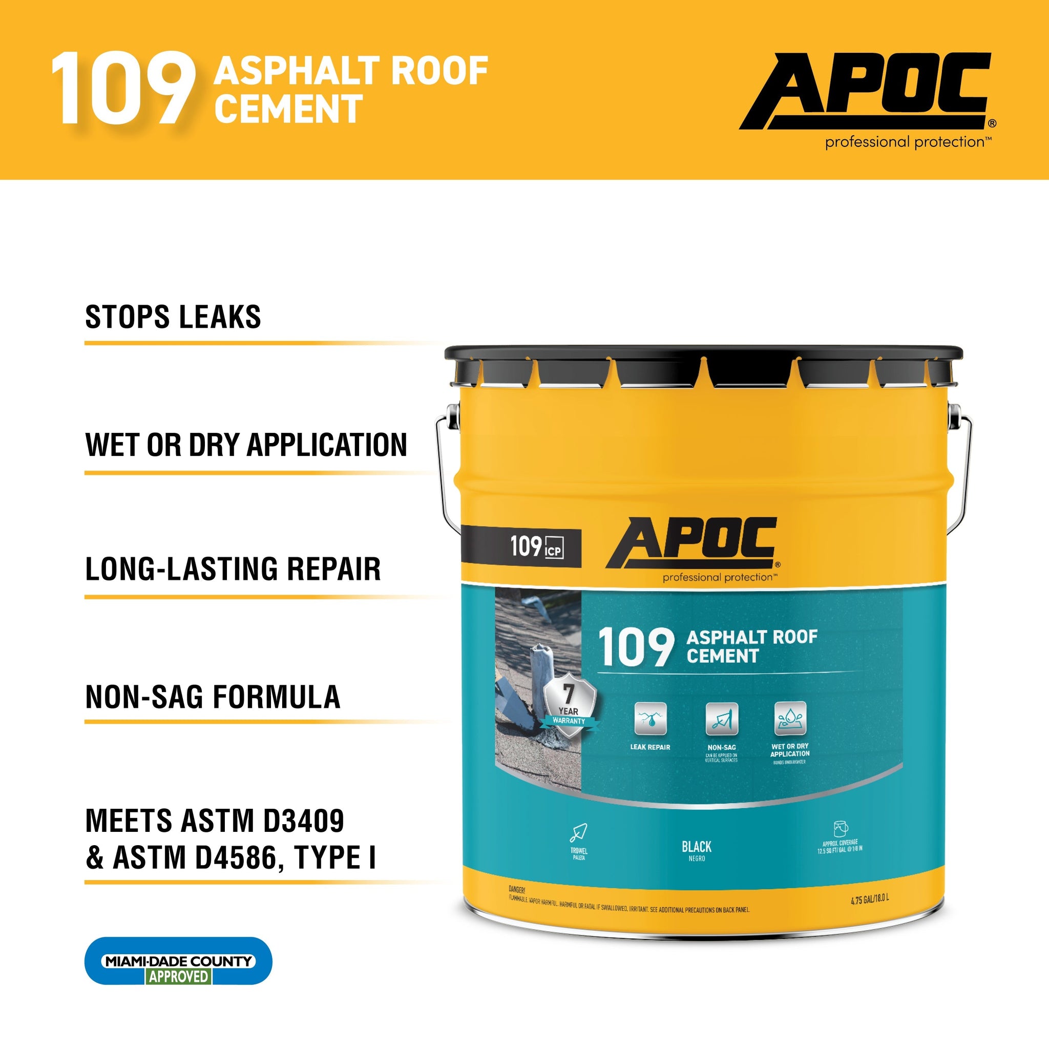 APOC®109Asphalt Roof Cement