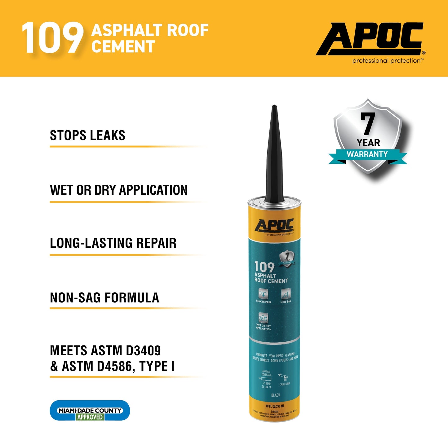 APOC<sup>®</sup> 109<br>Asphalt Roof Cement