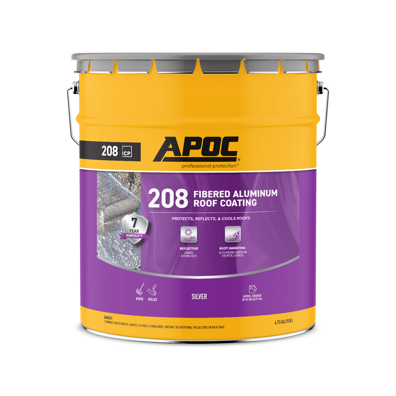 Apoc APOC® 208 Fibered Aluminum Roof Coating