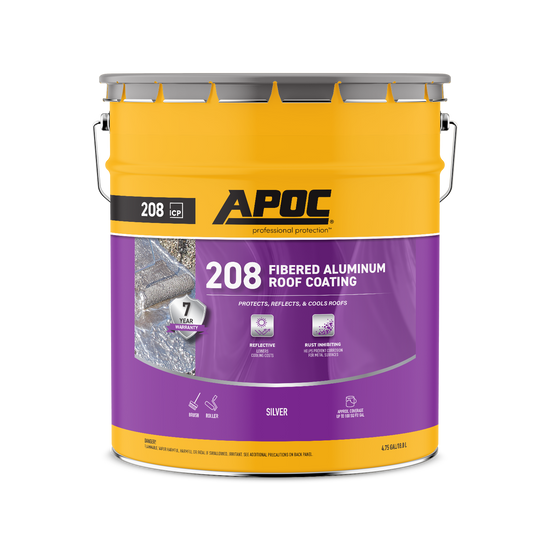 APOC® 208 Fibered Aluminum Roof Coating