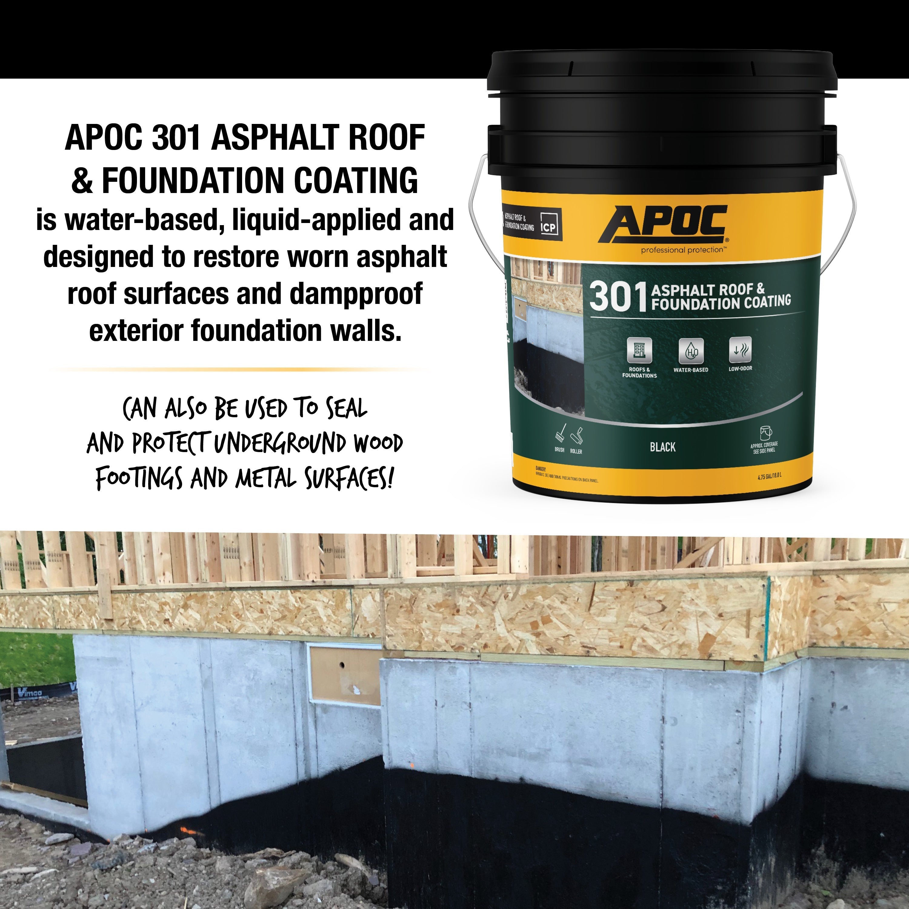 APOC® 301Asphalt Roof & Foundation Coating