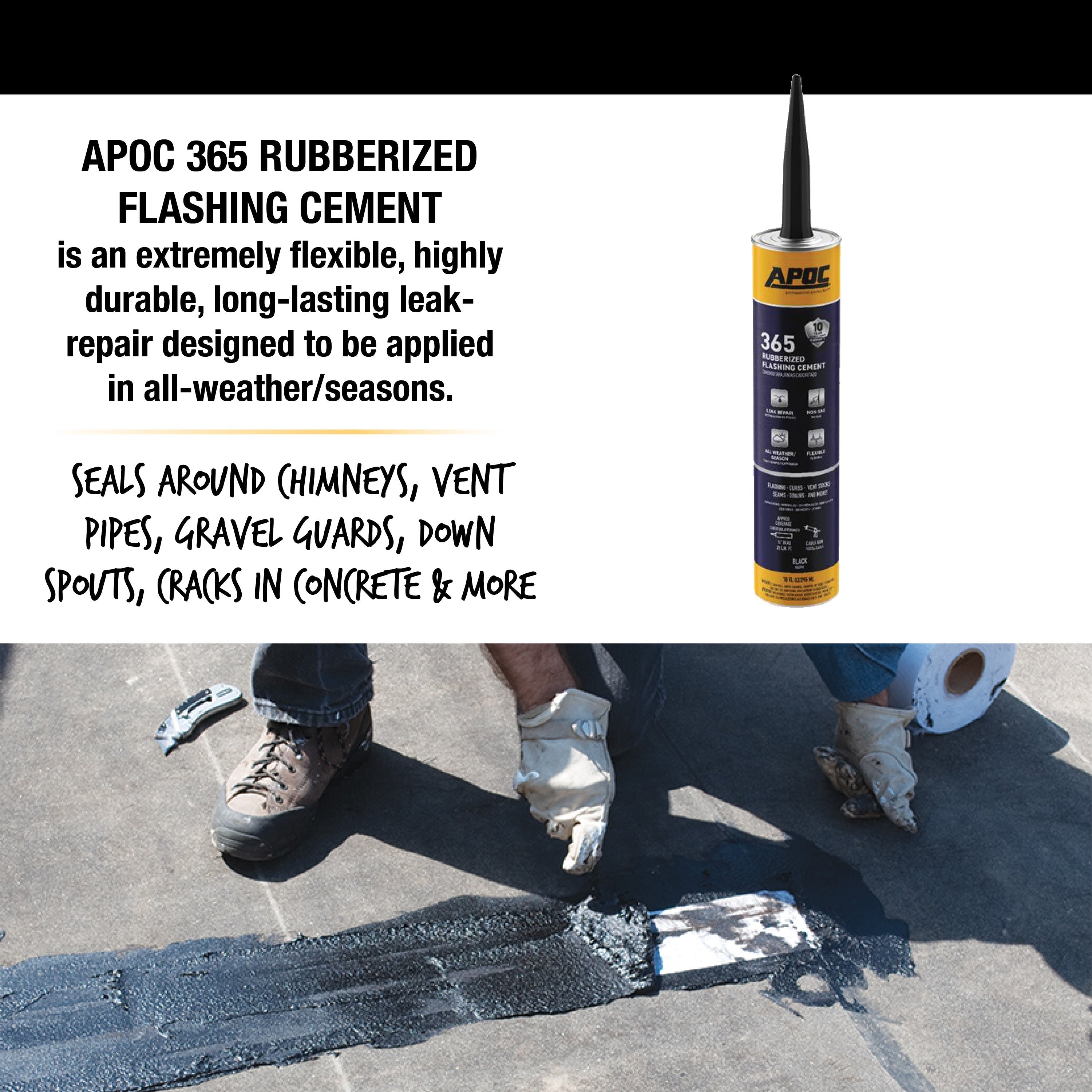 APOC® 365 Rubberized Flashing Cement