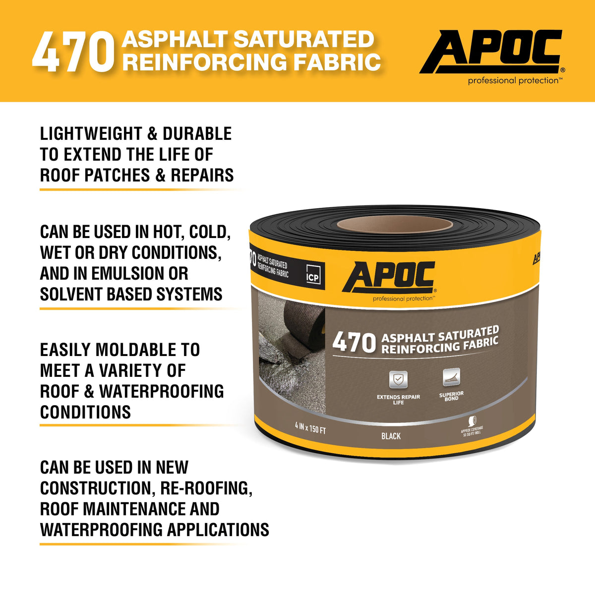 APOC® 470Asphalt Saturated Reinforcing Fabric