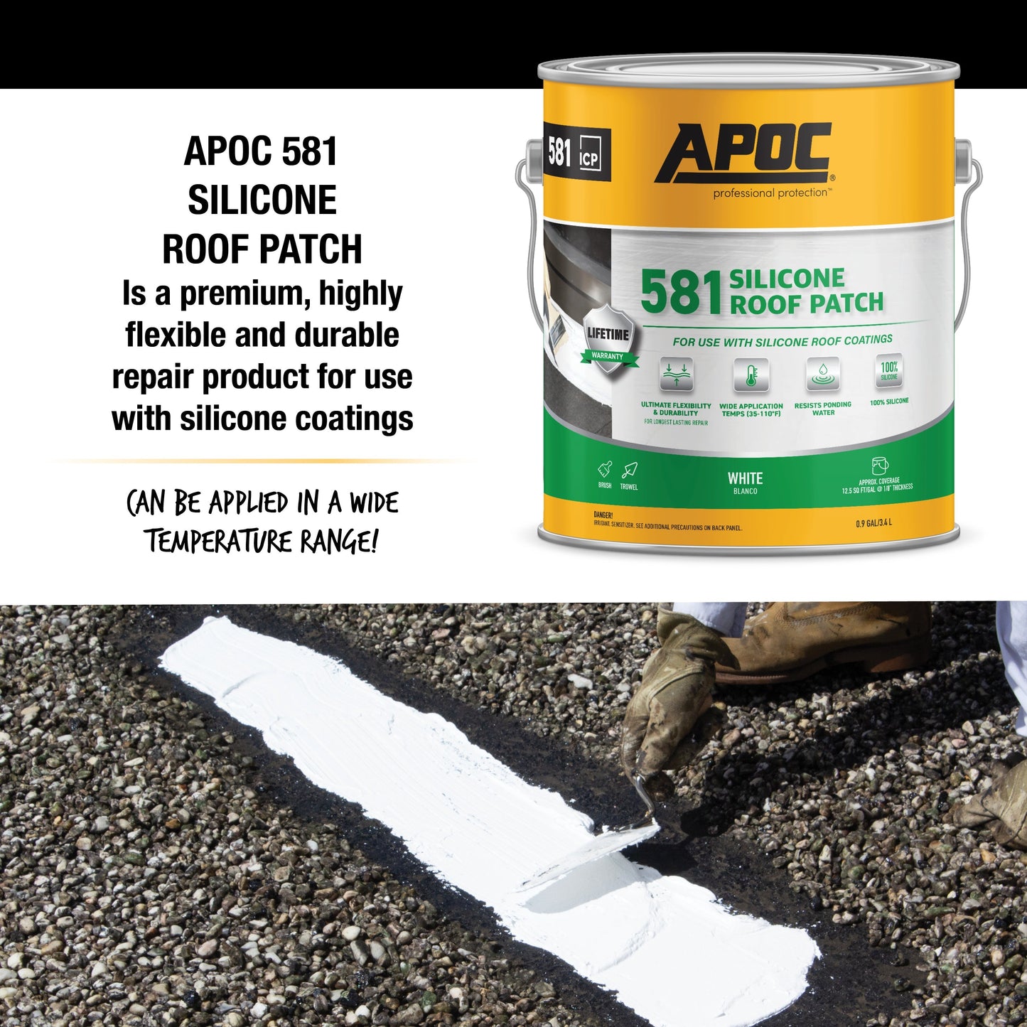 APOC®581Silicone Roof Patch