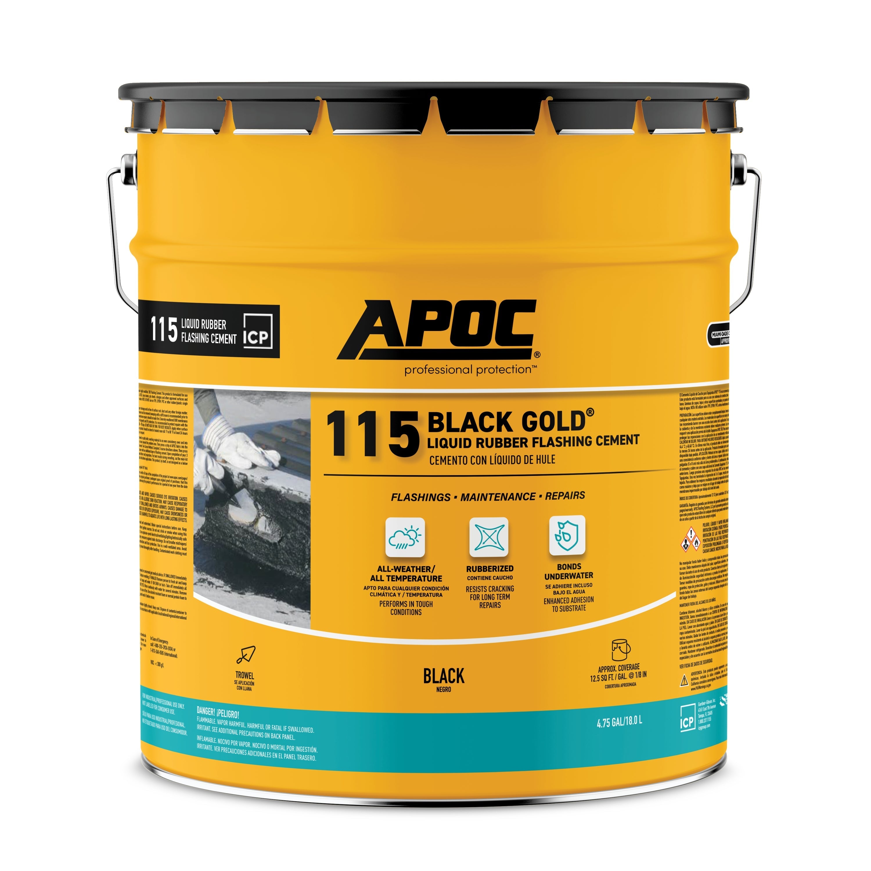 APOC<sup>®</sup> 115 Black Gold<sup>®</sup> Liquid Rubber Flashing Cement