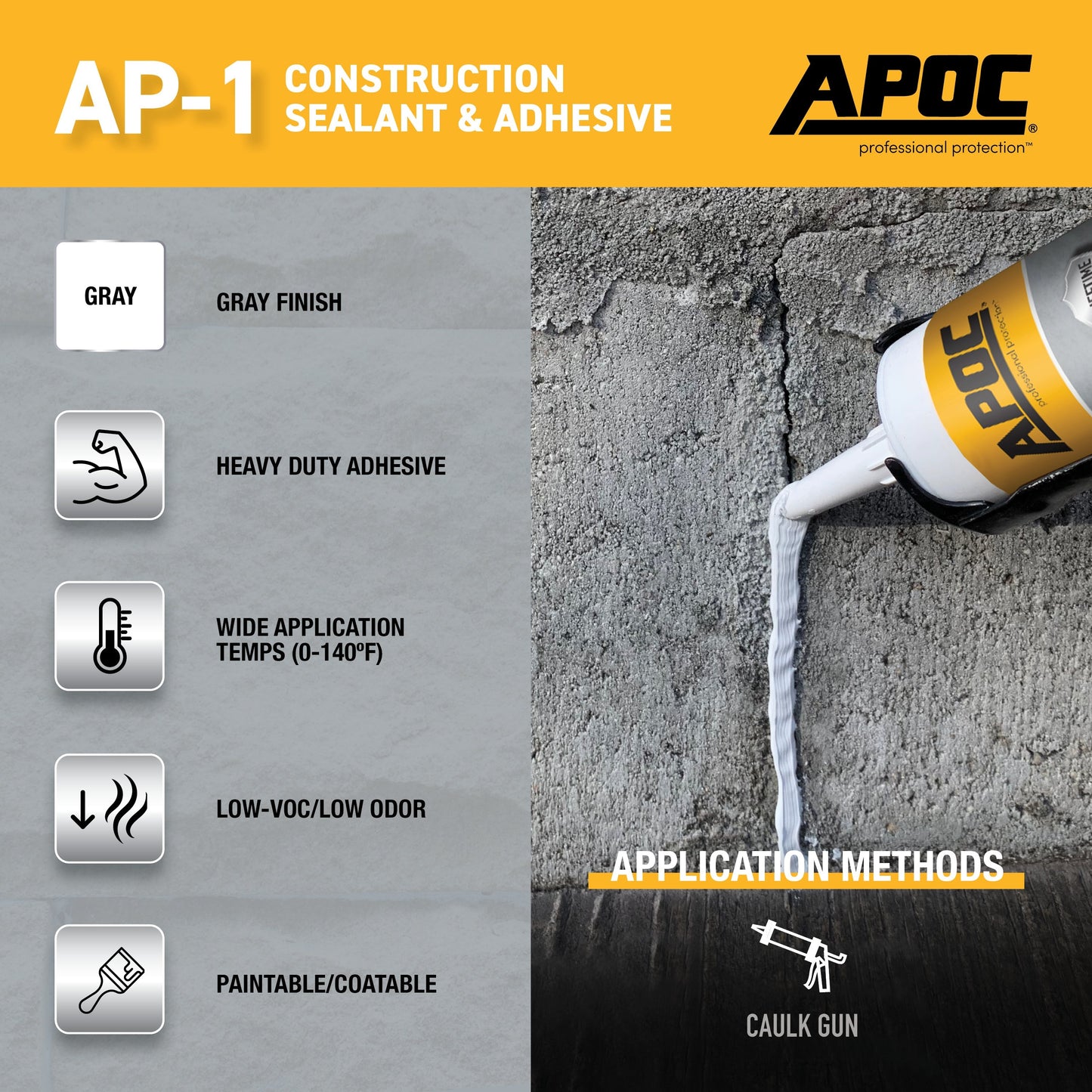AP-1® Construction Sealant & Adhesive