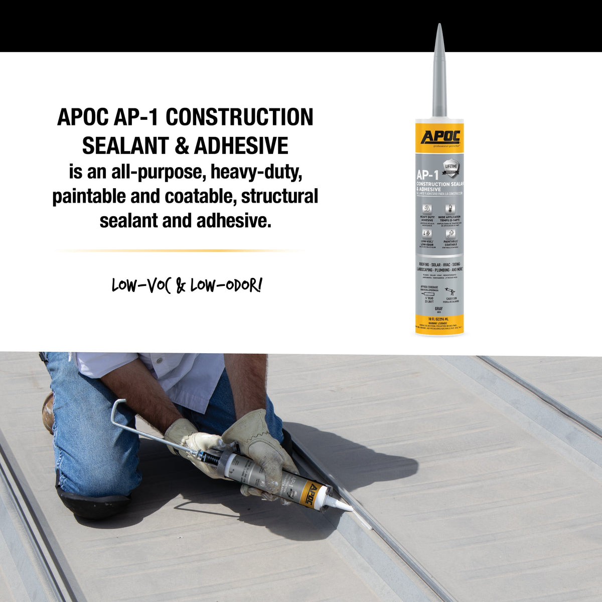Apoc AP-1® Construction Sealant & Adhesive – APOC