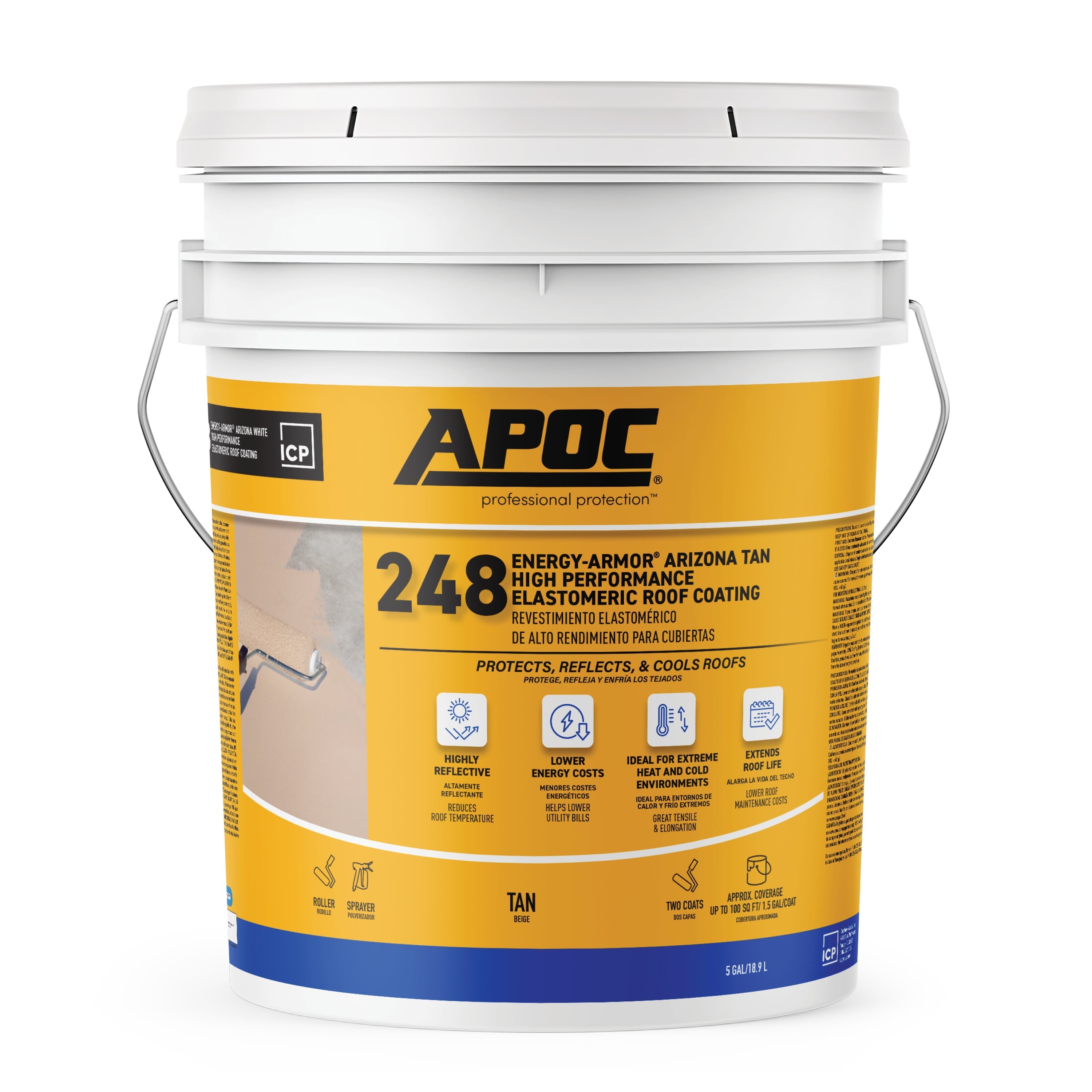 APOC® 248 Energy-Armor® Arizona White High Performance Elastomeric Roo