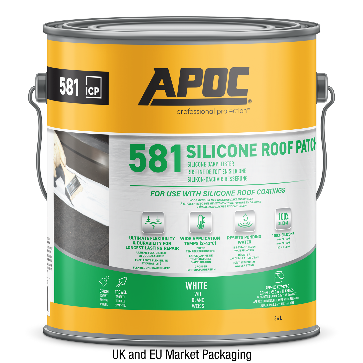 APOC<sup>®</sup>581<br>Silicone Roof Patch