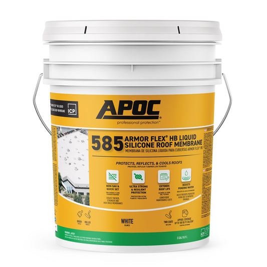 APOC<sup>®</sup> 585 Armor Flex<sup>®</sup>HB Liquid Silicone Roof Membrane