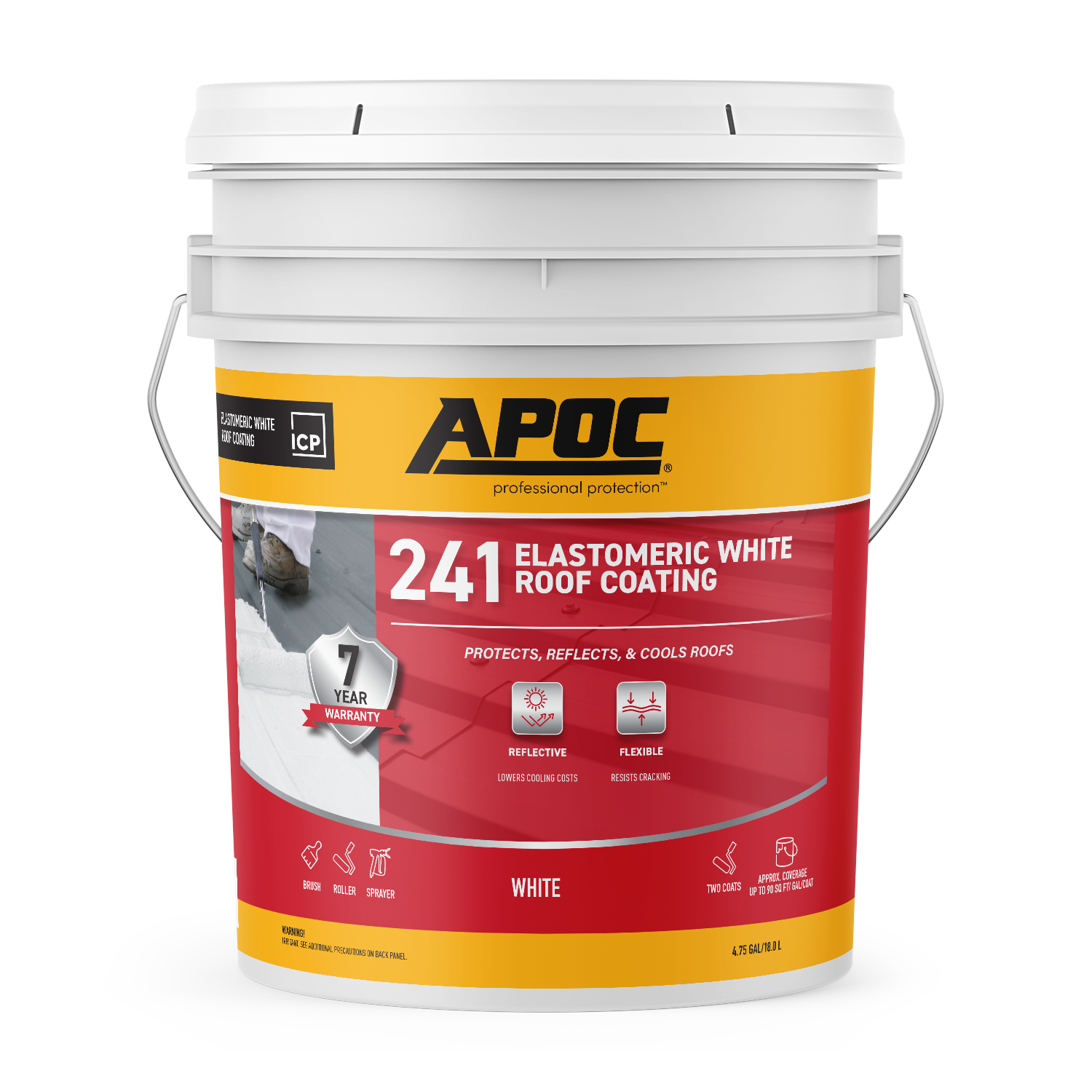 APOC<sup>®</sup> 241<br>Elastomeric White Roof Coating
