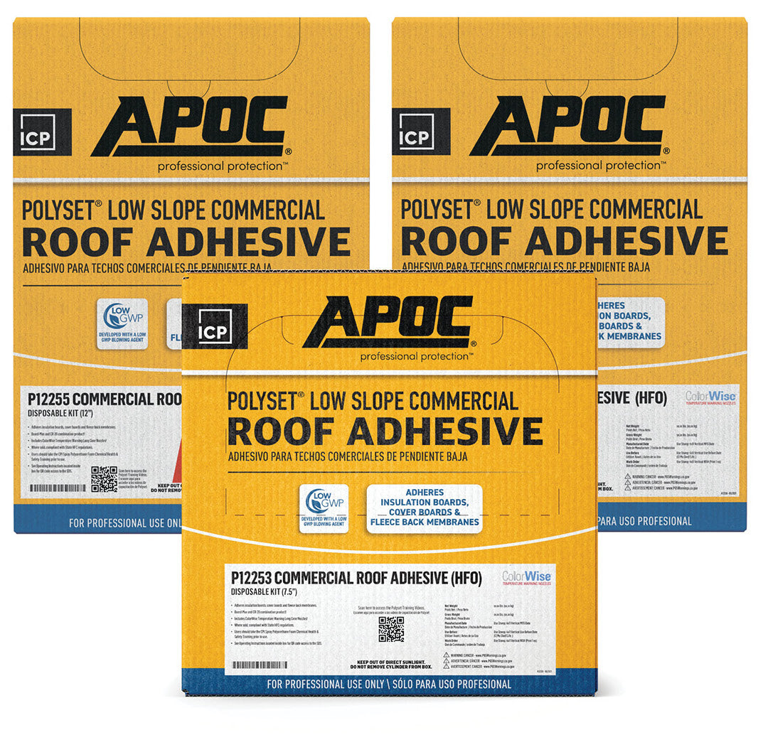 APOC<sup>®</sup> Polyset<sup>®</sup> Low Slope Commercial Roof Adhesive