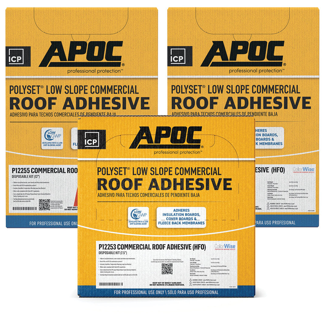APOC® Polyset® Low Slope Commercial Roof Adhesive (HFO)